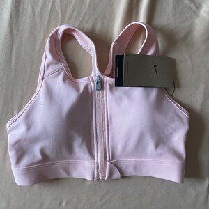 Nike Dri-FIT Swoosh Women’s Medium-Support Padded Zip-Front Sports Bra